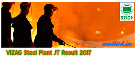 VIZAG Steel JT Result