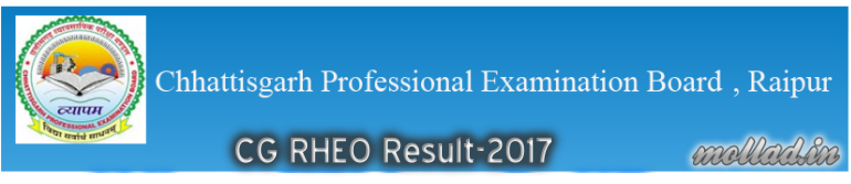 CG Vyapam RHEO Result