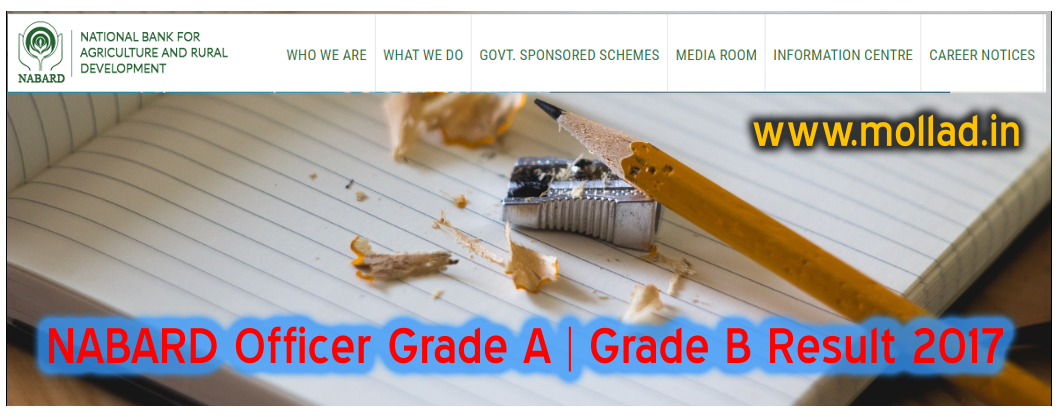nabard grade a grade b result